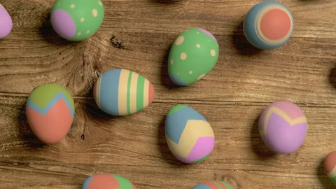 Easter Eggs Stock Footage 232490158