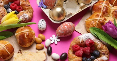 Easter eggs  Stock Footage 264468585