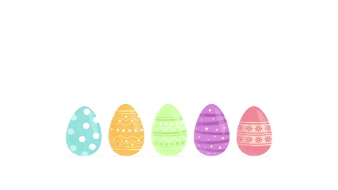 Easter eggs 스톡 동영상 306404740