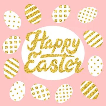 Easter eggs frame Stock-Illustration