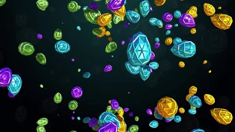 Easter Eggs Happy Easter Background Stock Footage 343596782