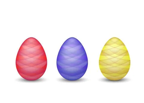 Easter eggs Stock Illustration