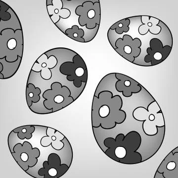 Easter eggs Stock Illustration