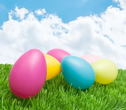 Easter eggs Stock Illustration