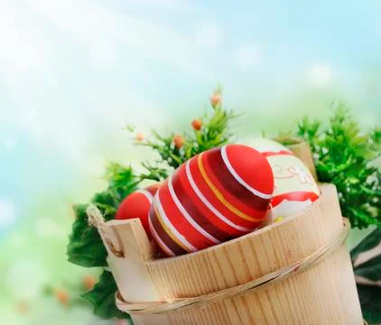 Easter eggs Illustrazione stock