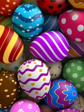 Easter eggs Stock Illustration