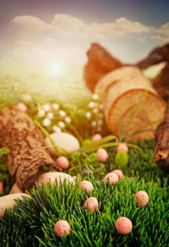 Easter eggs Stock Illustration