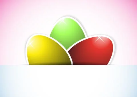 Easter eggs Stock Illustration
