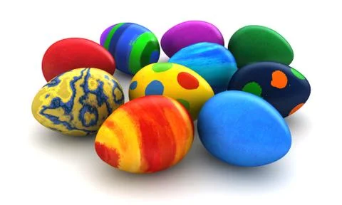 Easter eggs Stock Illustration