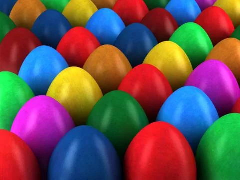 Easter eggs Stock Illustration