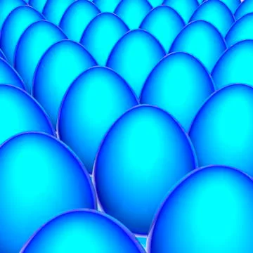 Easter eggs Stock Illustration