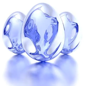 Easter eggs Stock Illustration