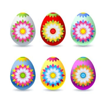 Easter eggs Stock Illustration