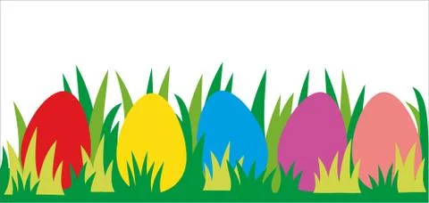 Easter eggs Stock Illustration