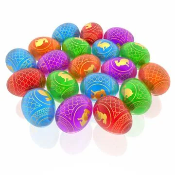 Easter eggs Stock Illustration