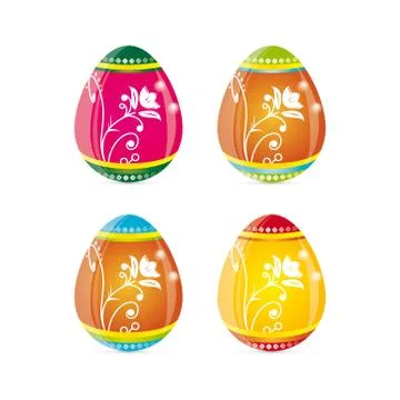 Easter Eggs Stock Illustration