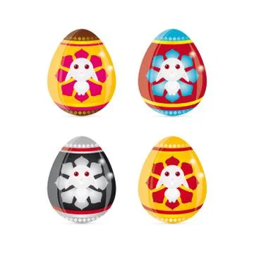 Easter Eggs Stock Illustration