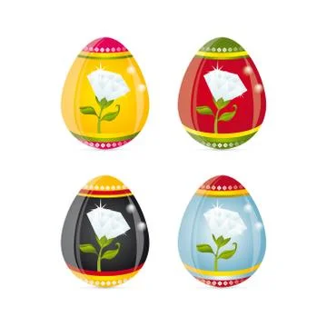 Easter Eggs Stock Illustration