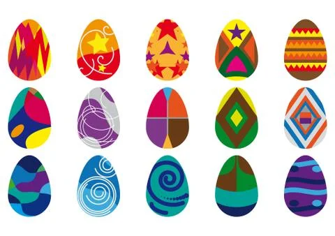Easter eggs Stock Illustration