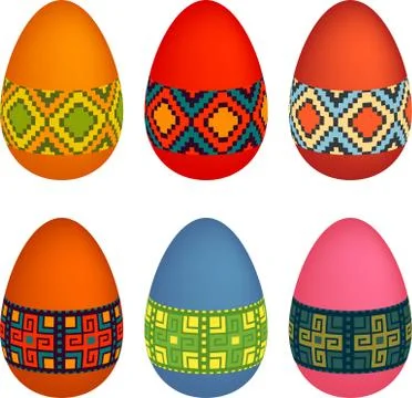 Easter eggs イラスト素材