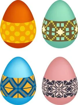 Easter eggs Stock Illustration