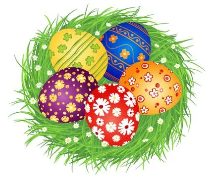 Easter eggs Stock Illustration