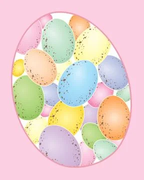 Easter eggs Illustrazione stock