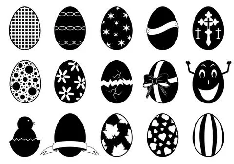 Easter eggs Illustrazione stock