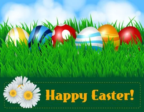 Easter eggs Stock Illustration