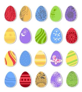 Easter eggs Stock Illustration