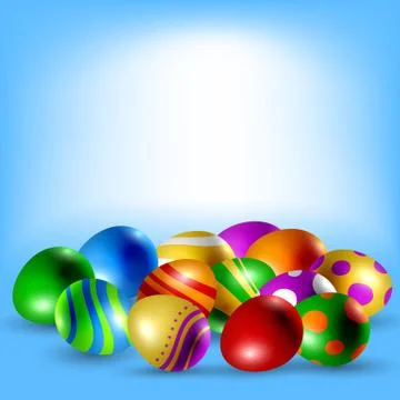 Easter eggs Stock Illustration