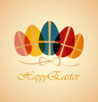 Easter eggs Stock Illustration