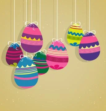 Easter eggs Stock Illustration