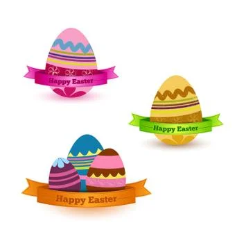 Easter eggs Stock Illustration