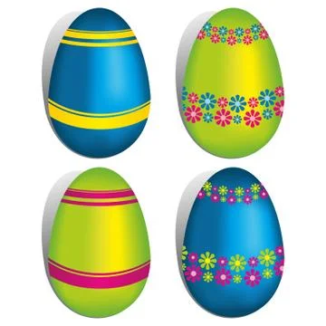 Easter Eggs Stock Illustration