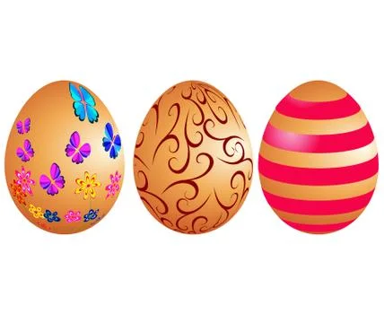 Easter eggs Stock Illustration