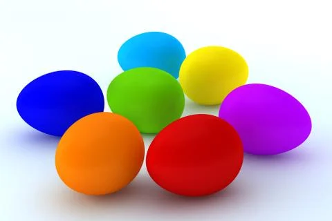 Easter eggs Stock Illustration