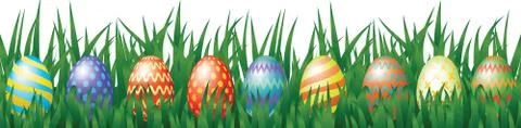 Easter eggs Stock Illustration