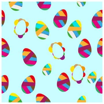 Easter eggs Stock Illustration