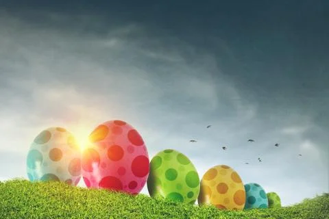 Easter Eggs Stock Illustration