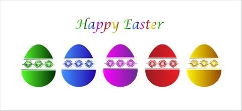 Easter eggs 스톡 일러스트