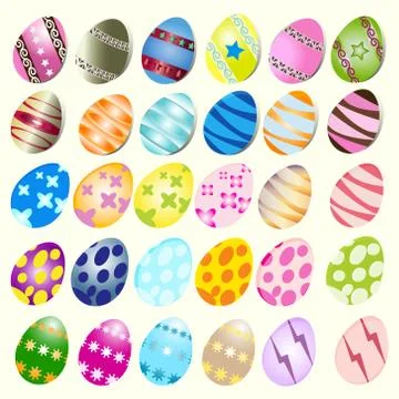 Easter eggs Stock-Illustration