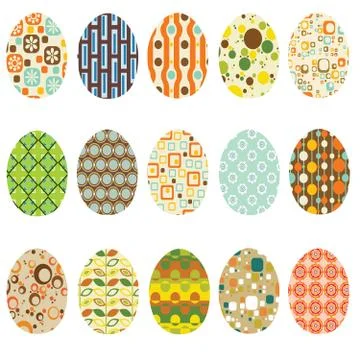 Easter eggs Stock Illustration