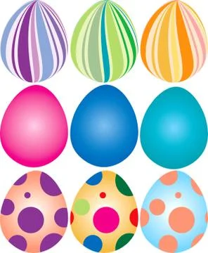 Easter Eggs Stock Illustration