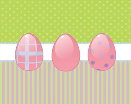 Easter Eggs Stock Illustration