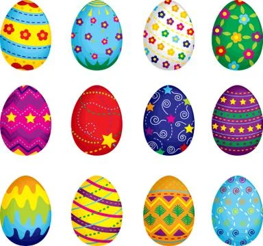 Easter eggs Stock Illustration