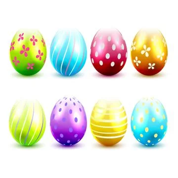 Easter eggs Stock Illustration