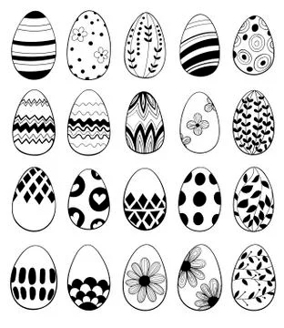 Easter eggs Stock Illustration