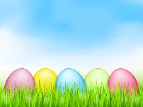 Easter Eggs Stock Illustration