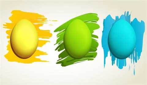 Easter eggs Stock Illustration